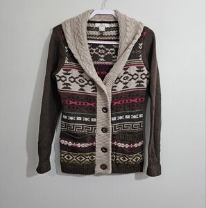 Bob Timberlake Geometric Knit Cardigan